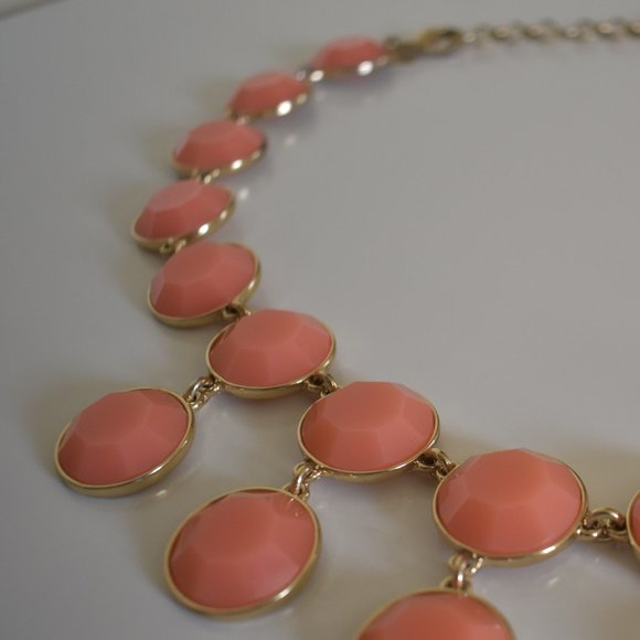 JCrew Pink & Gold Statement Necklace | Excellent Condition - Picture 6 of 6